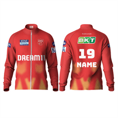 Next Print Customised Ipl Punjab Kings Printed Jersey Jacket - Next Print