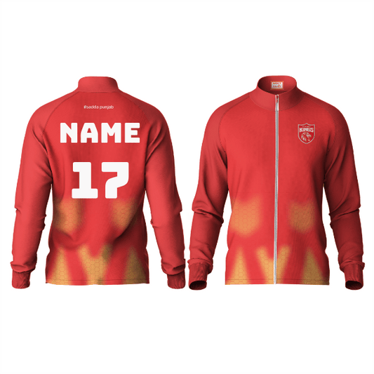 Next Print Customised Ipl Punjab Kings Printed Jersey Jacket - Next Print