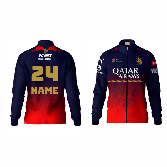 Next Print Customised Ipl Royal Challengers Bengaluru Printed 2025 Jersey Jacket - Next Print