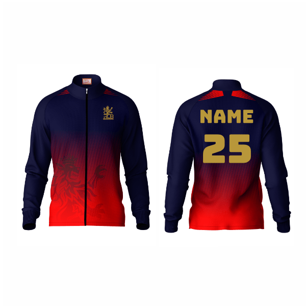 Next Print Customised Ipl Royal Challengers Bengaluru Printed 2025 Jersey Jacket - Next Print