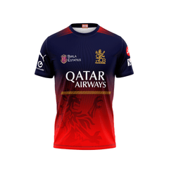 Next Print Customised Ipl Royal Challengers Bengaluru Printed Round Neck 2025 Jersey. - Next Print