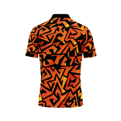 Next Print Customised Ipl Sunrisers Hyderabad Printed Polo Collar Jersey. - Next Print