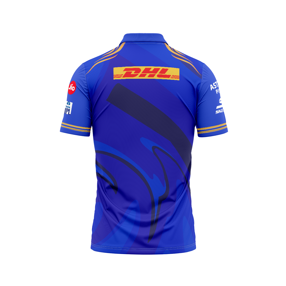 Next Print Customised Mumbai Jersey Printed Polo Collar T-Shirt. - Next Print