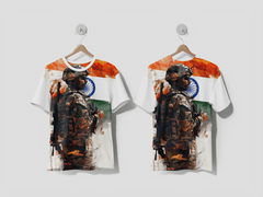 NEXT PRINT Digital art depicting india independence day Design printed t-shirt - Next Print