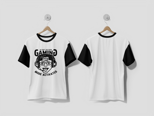 NEXT PRINT Do not disturb gaming mode activated Gaming T-Shirt Design - Next Print