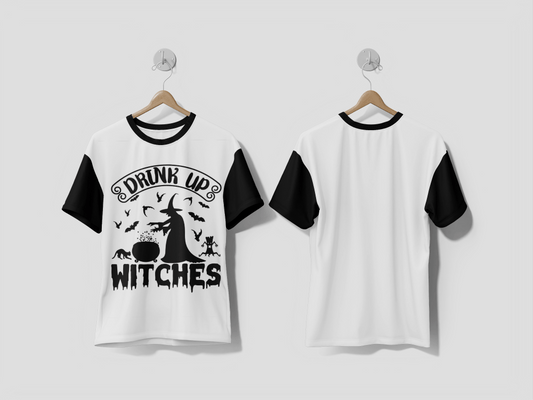 Next Print Drink Up Witches, Halloween SVG T-shirt Design Printed t-shirt - Next Print