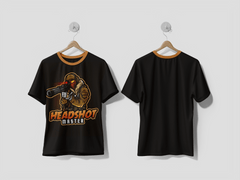 NEXT PRINT e - sports logo headshot master gaming design t-shirt - Next Print