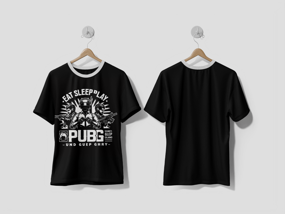 NEXT PRINT Eat sleep play pub - g gaming quotes pub - g T shirt design vector gamer shirt design printed t-shirt - Next Print