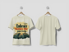 Next Print Embrace the journey design Printed T-shirt - Next Print