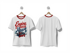 Next Print Engine Roars Heart Soars typography t-shirt vector design templates - Next Print