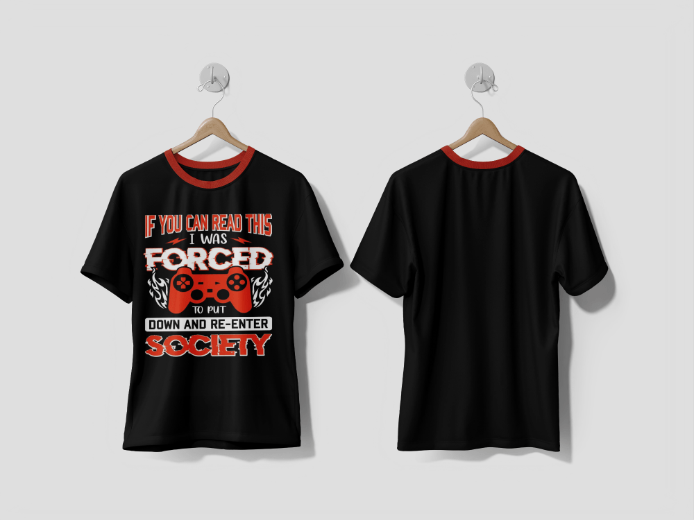 NEXT PRINT Gamer t-shirt design - Next Print