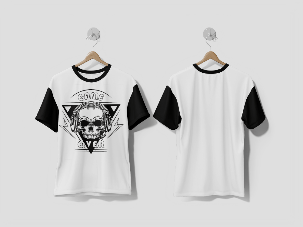 NEXT PRINT Gamer Typography Design T-shirt - Next Print