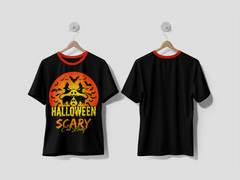 Next Print Halloween Scary Cat Lady T shirt Design Printed t-shirt - Next Print