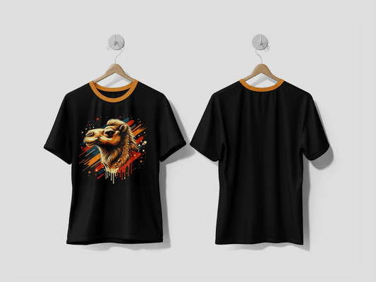 NEXT PRINT Head camel vector illustration t-shirt design Printed t-shirt - Next Print