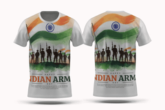 Next Print INDIAN ARMY DAY Printed t-shirt - Next Print