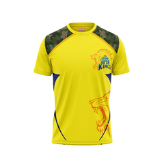 Next Print Ipl Chennai Customisable round neck jersey - Next Print