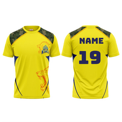 Next Print Ipl Chennai Customisable round neck jersey - Next Print