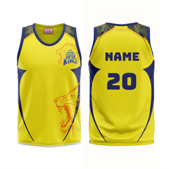 Next Print Ipl Chennai Design Basketball Jersey - Next Print