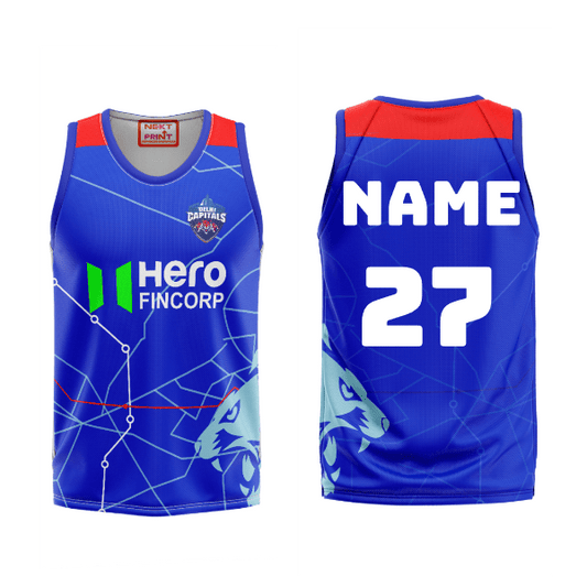 Next Print Ipl Delhi Capitals Printed Basketball Jersey - Next Print