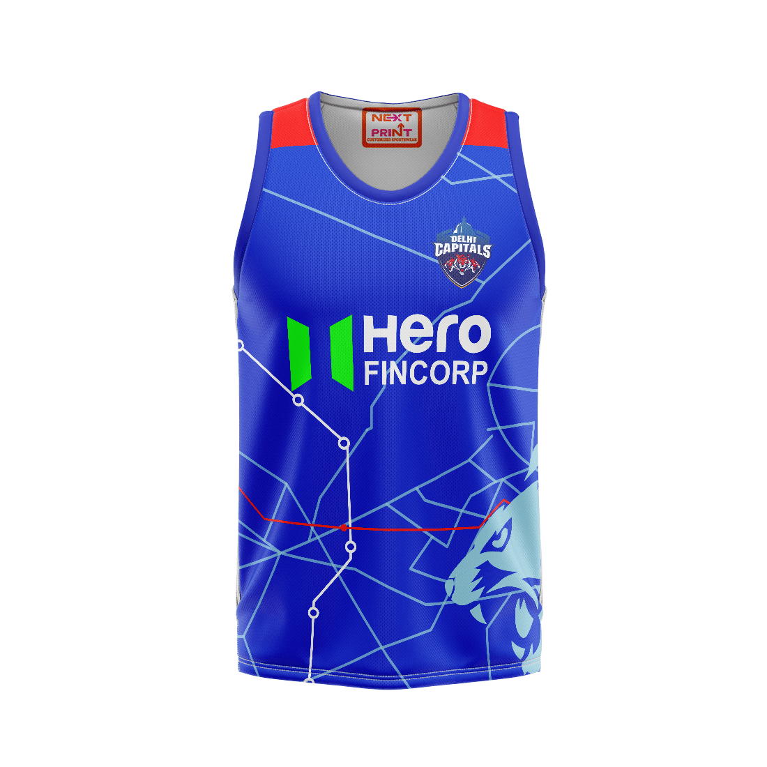 Next Print Ipl Delhi Capitals Printed Basketball Jersey - Next Print