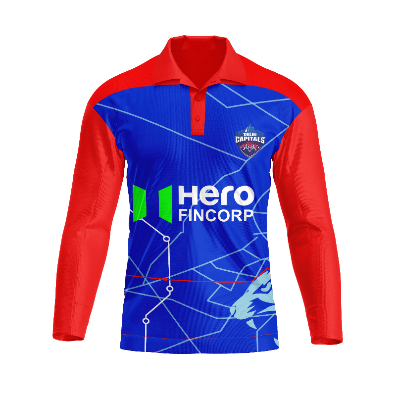 Next Print Ipl Delhi Capitals Printed Jersey full sleeves - Next Print