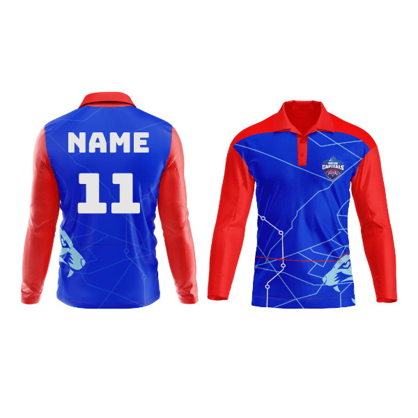 Next Print Ipl Delhi Capitals Printed Jersey full sleeves - Next Print