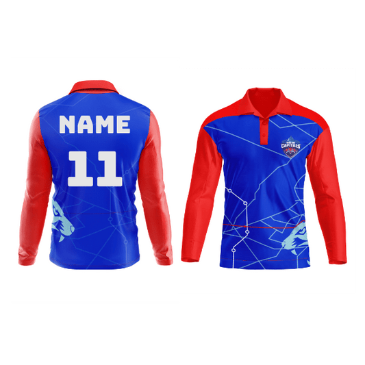 Next Print Ipl Delhi Capitals Printed Jersey full sleeves - Next Print