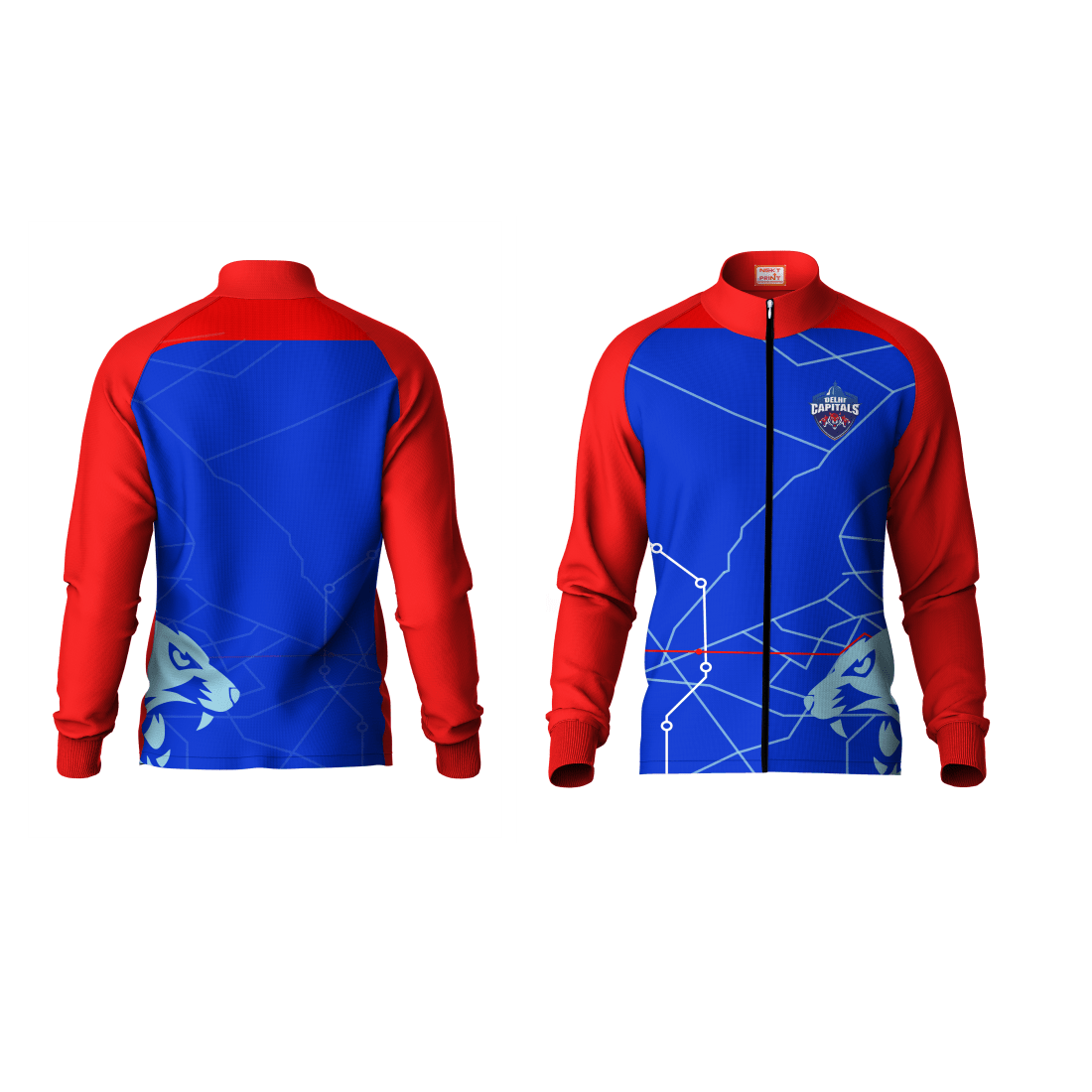 Next Print Ipl Delhi Capitals Printed Jersey jecket - Next Print