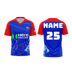 Next Print Ipl Delhi Capitals Printed V Neck Jersey - Next Print