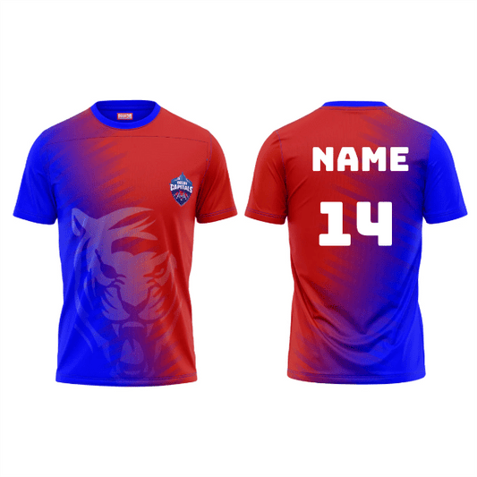 Next Print Ipl Delhi Customisable round neck jersey - Next Print