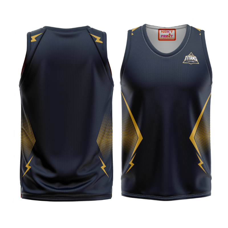 Next Print Ipl Gujrat Basketball jersey - Next Print