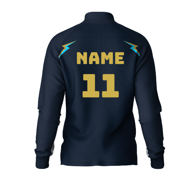 Next Print Ipl Gujrat High Neck Polo Customized Jacket - Next Print