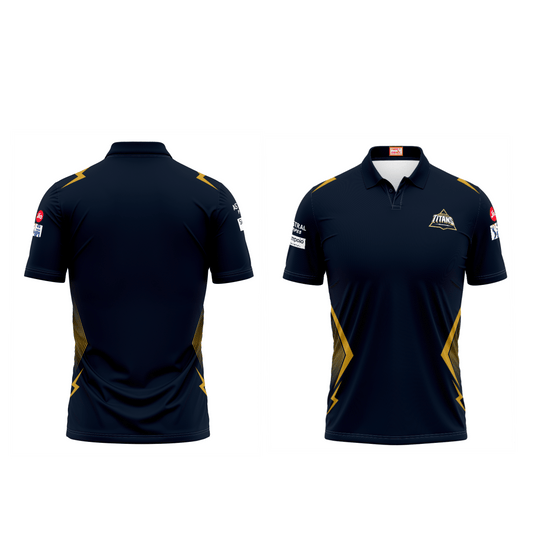 Next Print Ipl Gujrat Polo collar jersey - Next Print