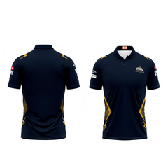 Next Print Ipl Gujrat Polo collar jersey - Next Print