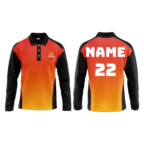 Next Print Ipl Hyderabad Customisable Polo neck jersey - Next Print
