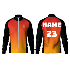 Next Print Ipl Hyderabad High Neck Polo Customized Jacket - Next Print