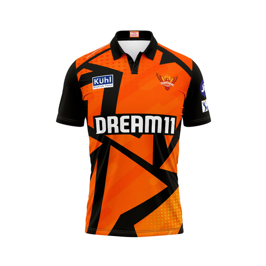 Next Print Ipl Hyderabad Printed Polo Collar HALF SLEEVES Jersey - Next Print
