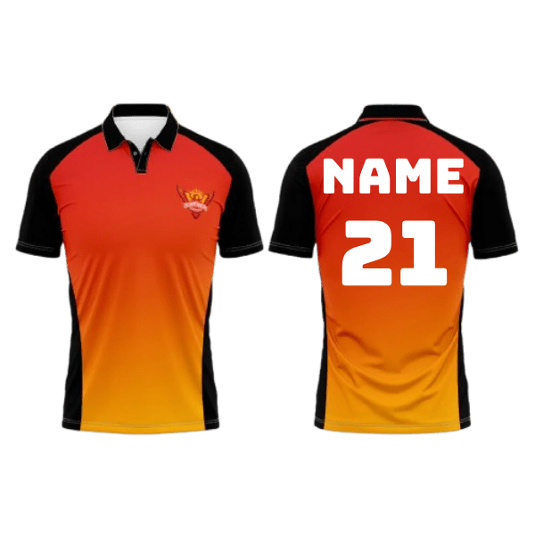 Next Print Ipl Hyderabad Printed Polo Collar Jersey. - Next Print