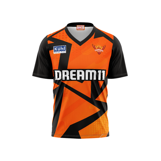 Next Print Ipl Hyderabad Printed V Neck Jersey - Next Print