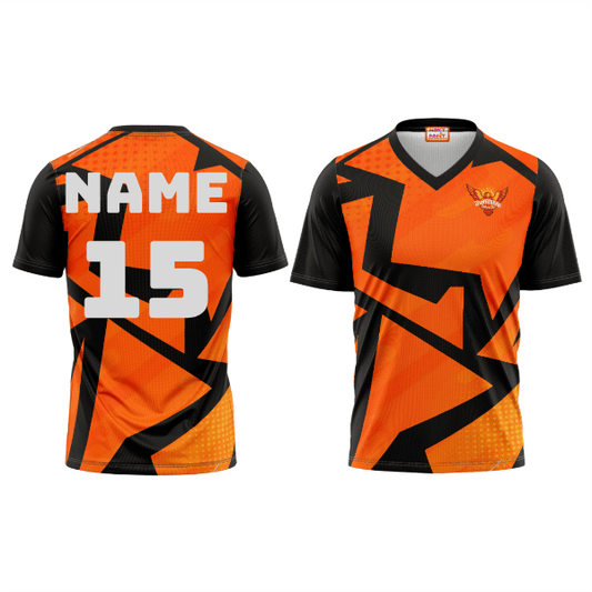 Next Print Ipl Hyderabad Printed V Neck Jersey - Next Print