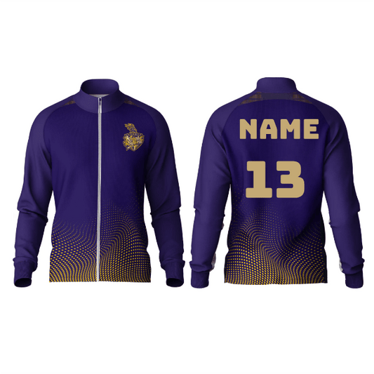 Next Print Ipl Kolkata High Neck Polo Customized Jacket - Next Print