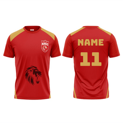 Next Print Ipl Punjab Customisable round neck jersey - Next Print