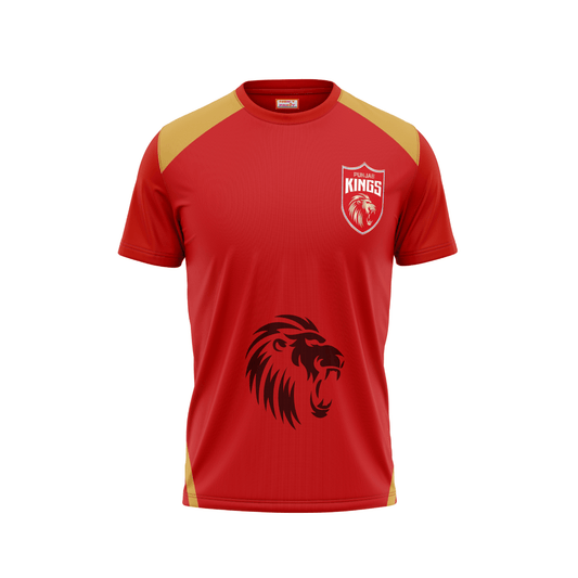 Next Print Ipl Punjab Customisable round neck jersey - Next Print