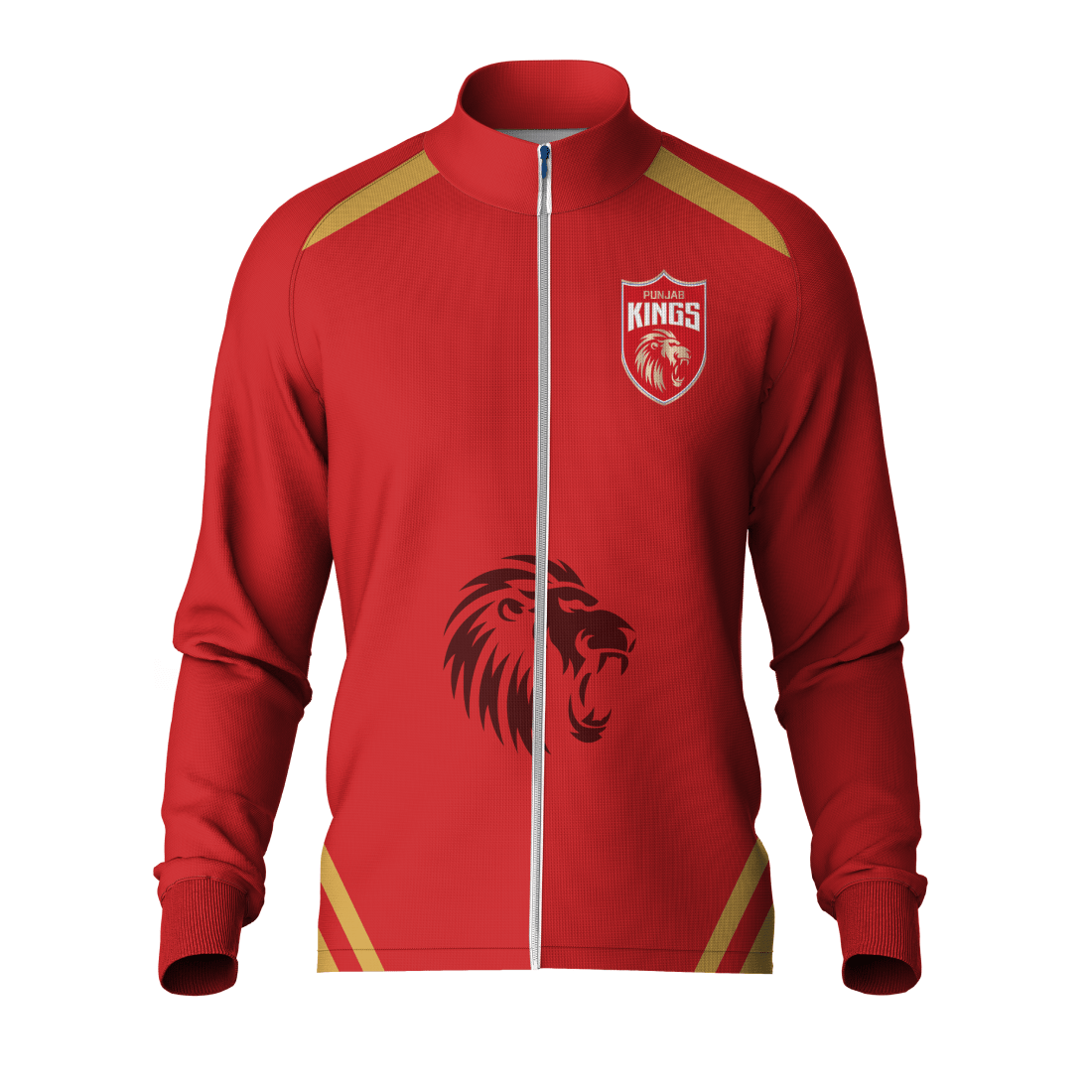 Next Print Ipl Punjab High Neck Polo Customized Jacket - Next Print