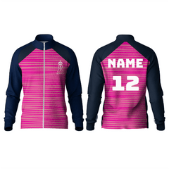 Next Print Ipl Rajasthan High Neck Polo Customized Jacket - Next Print