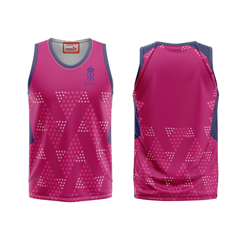 Next Print Ipl Rajasthan Royals Printed Basketball Jersey - Next Print