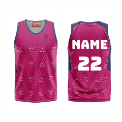Next Print Ipl Rajasthan Royals Printed Basketball Jersey - Next Print
