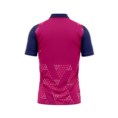 Next Print Ipl Rajasthan Royals Printed Polo Collar Jersey - Next Print