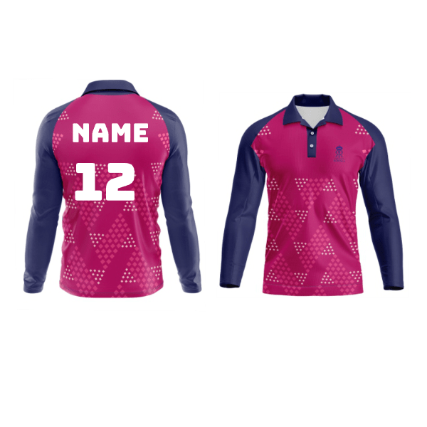 Next Print Ipl Rajasthan Royals Printed polo collar Jersey - Next Print
