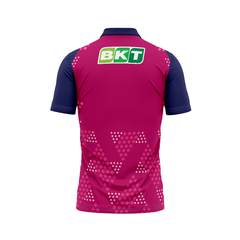 Next Print Ipl Rajasthan Royals Printed Polo Collar Jersey - Next Print
